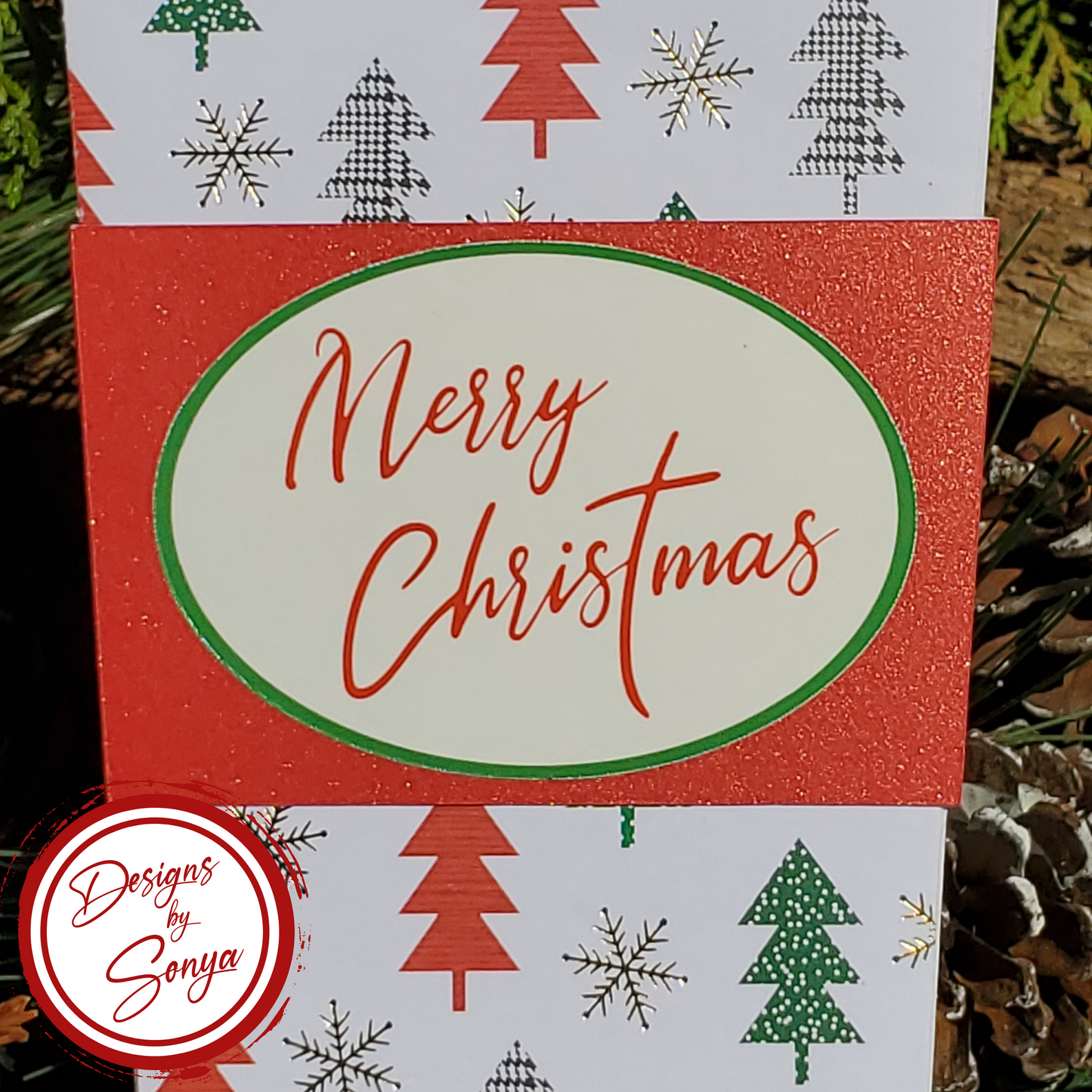 Christmas Tree Gift Card Holder – Coffee Cup Style | Festive Holiday Gift for Teachers, Coworkers, Friends | Merry Christmas Envelope