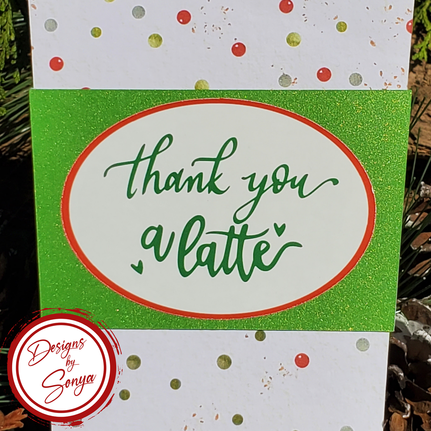 Christmas Coffee Cup Gift Card Holder β Thank You a Latte β Teacher Appreciation β Holiday Gift for Staff, Coworkers, Employees