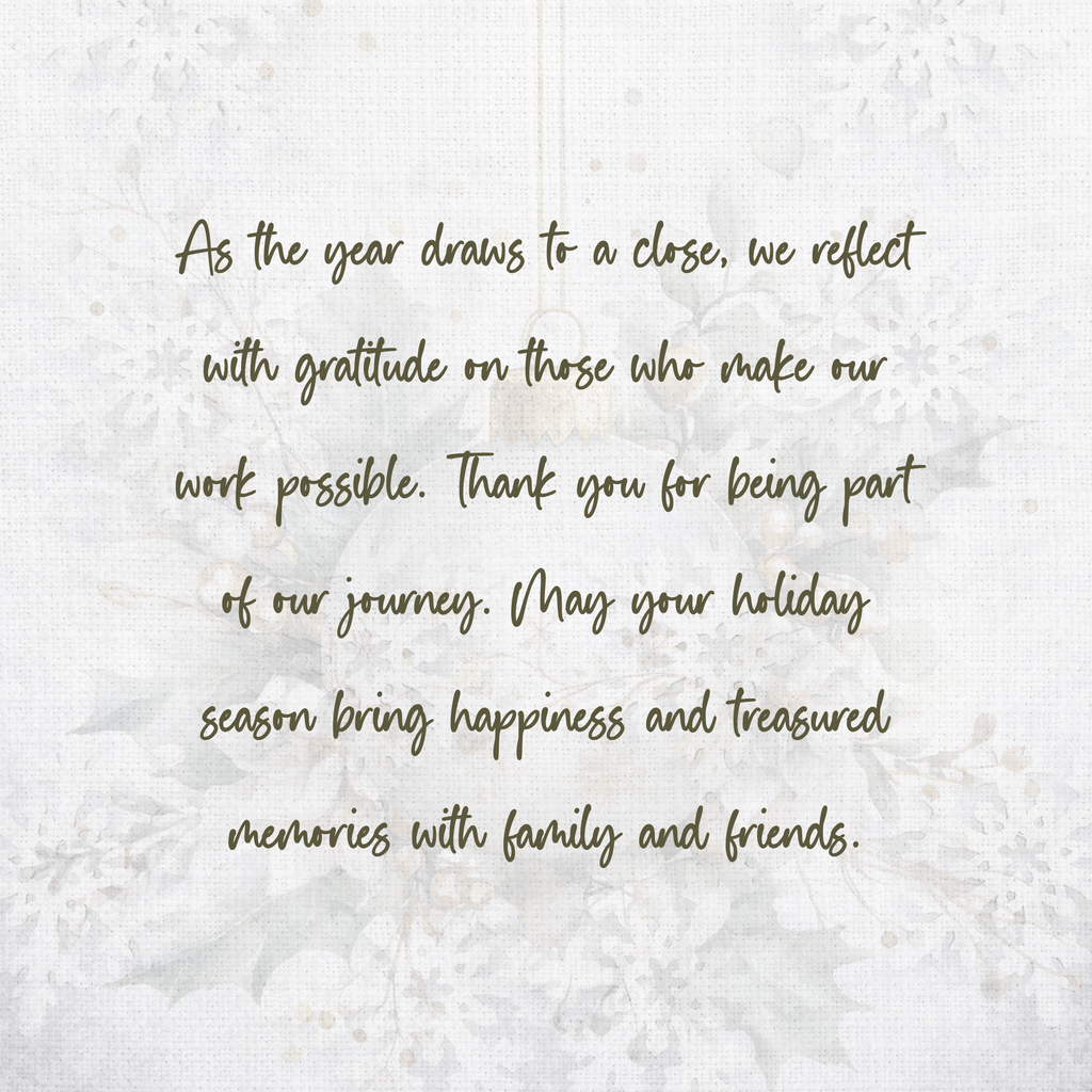 Handcrafted Ornament Design Christmas Card – Unique 7.25” Square Holiday Greeting, Red Satin Bows, Choice of 7 Interior Verses or Custom