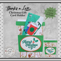Rustic Birch Christmas Gift Card Holder – Handmade Holiday Envelope with Pinecones & Holly for Teachers, Friends, Coworkers