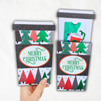 Handmade Christmas Gift Card Holder | Coffee Cup Gift Card Holder for Teachers, Coworkers & Coffee Lovers | Merry Christmas Tree Design