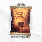 Firefighter Appreciation Hidden Treasures Wrapper | Printable Fire Department Thank You Gift | First Responder Treat Wrapper