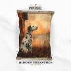 Dalmatian Firefighter Appreciation Treat Wrapper | Printable Firehouse Thank You Gift | First Responder Hidden Treasures