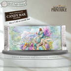 Jesus Teaching Disciples Easter Candy Bar Wrapper Printable – Faith Based Chocolate Wrap for 1.55 oz Bars – Religious Spring Party Favor - Easter Basket