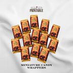 Printable Firefighter Appreciation Mini Candy Bar Wrappers | Truly Grateful Thank You Treats