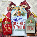 Holiday Simmering Potpourri Gift Tags Set
Three festive simmering potpourri gift tag designs in red, blue, and green with pine, citrus, and pinecone artwork. Perfect for Christmas gifts, corporate giving, and handmade holiday keepsakes.