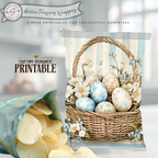 Printable Easter Chip Bag Wrapper – DIY Easter Party Favor – Spring Easter Basket Treat