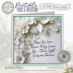 Printable Sympathy Card • In Loving Memory • Square Format 5.5” Card • Bonus Envelope Liner • Custom Message Insert • Instant Download PDF