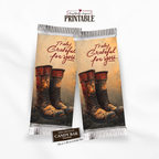 Truly Grateful for You Firefighter Candy Bar Wrapper | Printable Firefighter Appreciation Gift