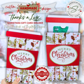 Thanks a Latte Christmas Gift Card Holder
Handmade Christmas gift card holder in coffee cup shape with birch and pine design, red accent, and “Merry Christmas” tag.