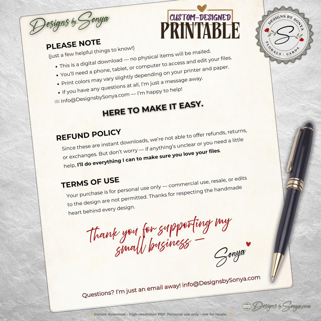 3x5 Grid Jotter Card Printable – Minimal Graph Note Card for Planning & Sketching – Pause & Pen™ Printable Pocket Stationery