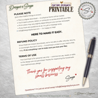 Printable First Responder Thank You Card, A2 Folded Appreciation Card, Always Answering the Call for Firefighters, EMT & Police