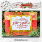 Holiday Greeting Card | Handcrafted Keepsake with Elegant Touches | A7 Christmas Card | Gift for Clients, Loved Ones & Friends