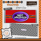 Custom Halloween Digital Candy Bar Wrapper | Printable Candy Bar Covers | Instant Download for Trick-or-Treat Party Favors | Fits 1.55 oz Hershey's Chocolate Bar