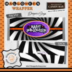 Custom Halloween Digital Candy Bar Wrapper | Printable Candy Bar Covers | Instant Download for Trick-or-Treat Party Favors | Fits 1.55 oz Hershey's Chocolate Bar