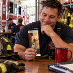 Printable Firefighter Appreciation Candy Bar Wrapper | Dalmatian Firehouse Thank You Gift