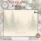 Printable Firefighter Santa Christmas Card, A2 (5.5”x4.25”), Fireman Holiday Greeting, First Responder Gift, Watercolor Art, Mailbox Scene