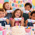 Printable Birthday Candy Bar Wrapper | Kids Birthday Party Favor | 1.55 oz Chocolate Bar (Copy)