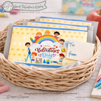 Kids Valentine Candy Bar Wrapper Printable – Classroom Valentine's Treat Wrap for 1.55 oz Chocolate Bars – Happy Valentine’s Day Gift