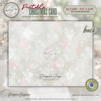 Printable Christmas Card • Watercolor Poinsettias with Cardinal • Happy Ho Ho Ho to You • A2 Holiday Note Card • Winter Floral Holiday Stationery