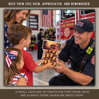 Printable Firefighter Appreciation Mini Candy Bar Wrappers | Truly Grateful Thank You Treats