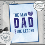 Father's Day | Simple | Unique | Custom Designed | Printable Greeting Card | Matching Message & Envelope | Instant Download | Print at Home