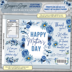 Custom Designed Mother's Day Chip or Treat Bag Wrapper | Party Favor | Simple | Unique | Mom Gift | Instant Download | Print at Home