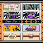 Sweeter Than Candy Halloween Chocolate Bar Wrapper | Cute Ghost & Spider Web Design | Printable Party Favor for Kids and Adults