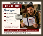 First Responder Thank You Card, A7 A Real Life Hero, Free Printable Card Set