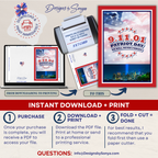 9/11 Patriot Day Printable Card, We Will Never Forget, 5x7 Digital Memorial Tribute, Instant Download September 11 Remembrance Card