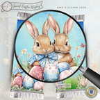Sweet Easter Wishes Bunny Candy Bar Wrapper Printable – Watercolor Easter Chocolate Wrap for 1.55 oz Bars – Spring Basket Party Favor Treat