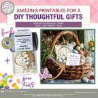 Printable Easter Chip Bag Wrapper – DIY Easter Party Favor – Spring Easter Basket Treat