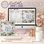 Printable Sympathy Card – Comfort & Healing Square Card, Instant Download, Thinking of You, Grief Support, Memorial Encouragement, Bereavement Note