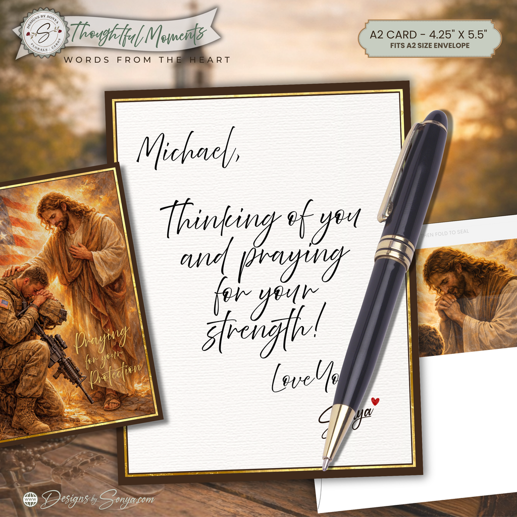 Military Prayer Card Printable, Praying for Your Protection