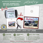 Police Fire EMS Thank You Card Printable A2 – First Responder Appreciation Card – Always Answering the Call Emergency Services Card
