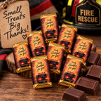 Printable Firefighter Appreciation Mini Candy Bar Wrappers | Truly Grateful Thank You Treats