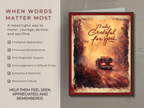 Texas Wildfire "Truly Grateful for You" Printable Thank You Card for Firefighters and First Responders