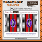 Custom Halloween Digital Candy Bar Wrapper | Printable Candy Bar Covers | Instant Download for Trick-or-Treat Party Favors | Fits 1.55 oz Hershey's Chocolate Bar