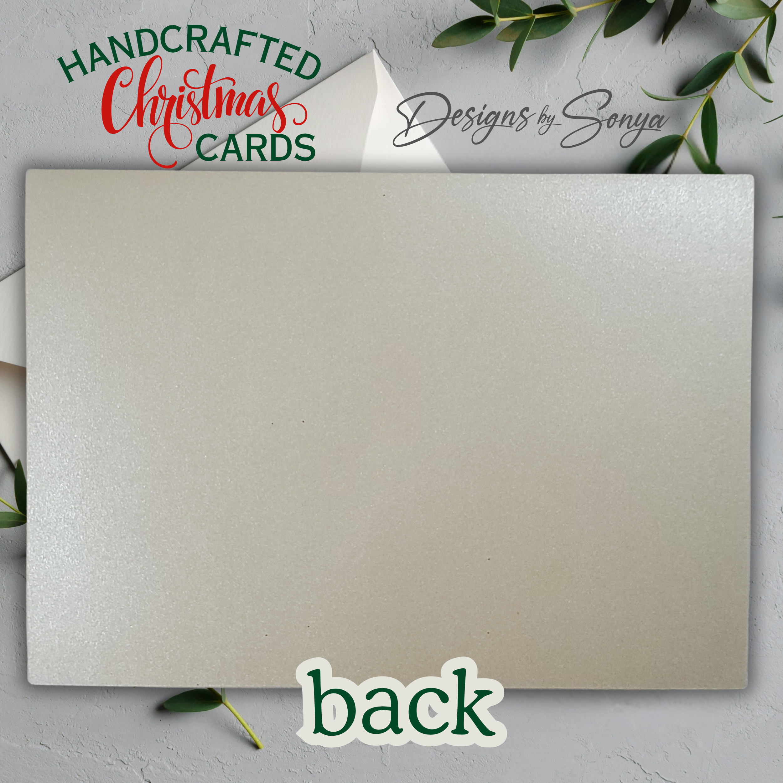 Limited Edition Red & Gold Happy Holidays Card – Handmade A7 Christmas Greeting with Glitter & Bow – Elegant 5x7” Keepsake