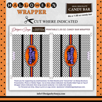 Custom Halloween Digital Candy Bar Wrapper | Printable Candy Bar Covers | Instant Download for Trick-or-Treat Party Favors | Fits 1.55 oz Hershey's Chocolate Bar