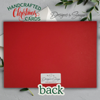 Good Cheer Holiday Card with Red Mugs | Handcrafted A7 Christmas Card | Fun Festive Greeting for Friends, Family, or Corporate Gifting