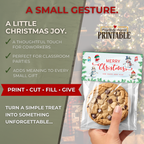 Printable Christmas Treat Bag Topper Collection | 4 Santa & Snowman Holiday Designs | Christmas Candy Bag Toppers for Classroom Parties | 4" x 2" PDF Download