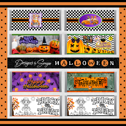 Classroom Activity for Teachers | Halloween Digital Coloring Hershey Bar Wrapper | Instant Download Printable for Trick-or-Treat Party Favors