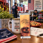Printable Fire Truck Candy Bar Wrapper | Truly Grateful for You Firefighter Appreciation Gift | 1.55 oz Chocolate Bar