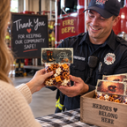 Grateful for You First Responder Treat Bag Toppers | Printable Set of 4 | Fire Department Appreciation Gift