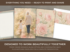 Grandmother Greeting Card, Grandma Gift from Granddaughter, 5" x 7" Printable, Thinking of You, Floral Keepsake Birthday Digital Download