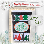 Handmade Christmas Gift Card Holder | Coffee Cup Gift Card Holder for Teachers, Coworkers & Coffee Lovers | Merry Christmas Tree Design