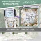 Printable Sympathy Card – Comfort & Healing Square Card, Instant Download, Thinking of You, Grief Support, Memorial Encouragement, Bereavement Note