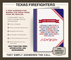 First Responder Thank You Card, A7 A Real Life Hero, Free Printable Card Set