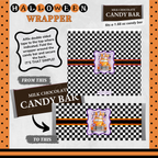 Custom Halloween Digital Candy Bar Wrapper | Printable Candy Bar Covers | Instant Download for Trick-or-Treat Party Favors | Fits 1.55 oz Hershey's Chocolate Bar
